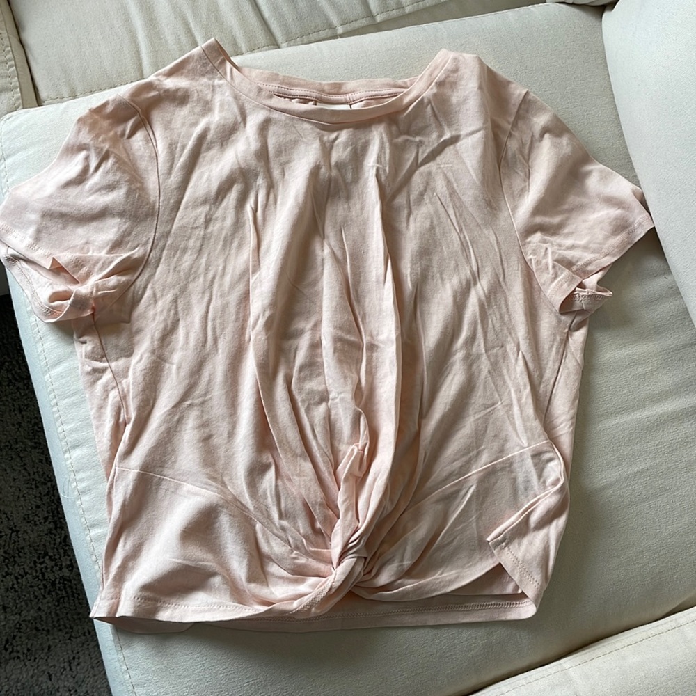 Pink crop top